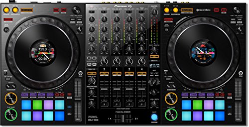 Pioneer DJ DDJ-1000 - 4 层 USB DJ 控制界面和 4 通道混音器，配有 Rekordbox DJ 软件、双 USB 端口、LCD 慢速显示屏和 16 个多色性能垫