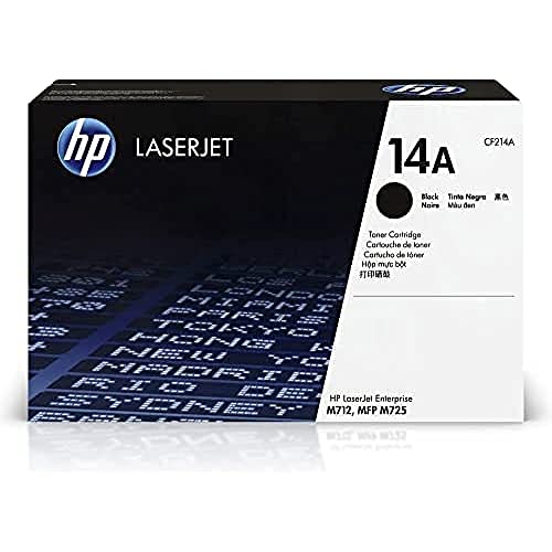HP 原装14A黑色碳粉盒|适用于 LaserJet Enterprise M712 系列、LaserJet Enterprise MFP M725 系列 | CF214A