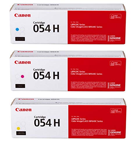 Canon 正品 054 高产量 CMY 彩色墨粉盒套装