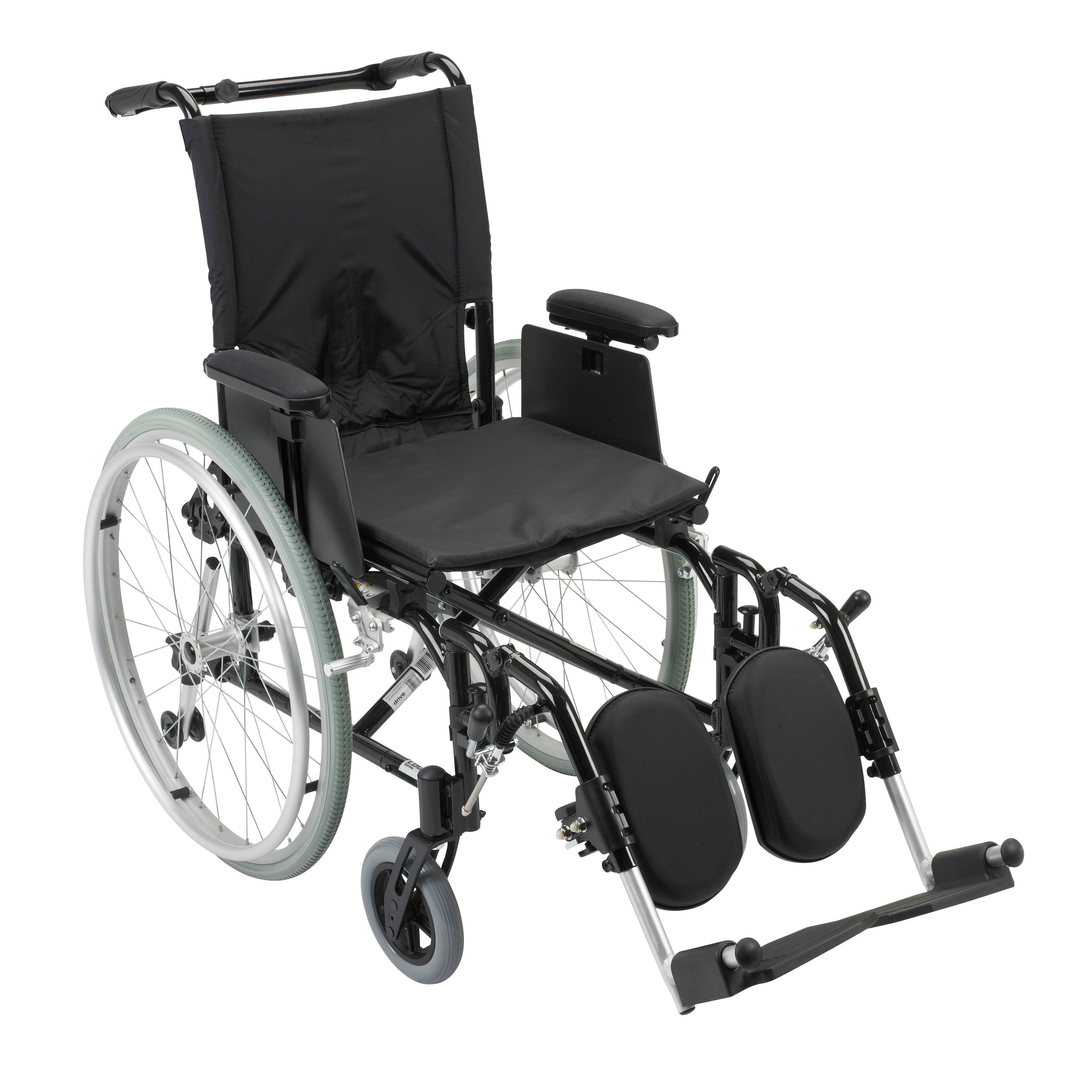 Drive 美洲狮超轻轮椅选择-尺寸：16'x 16'脚凳：升降式脚凳...