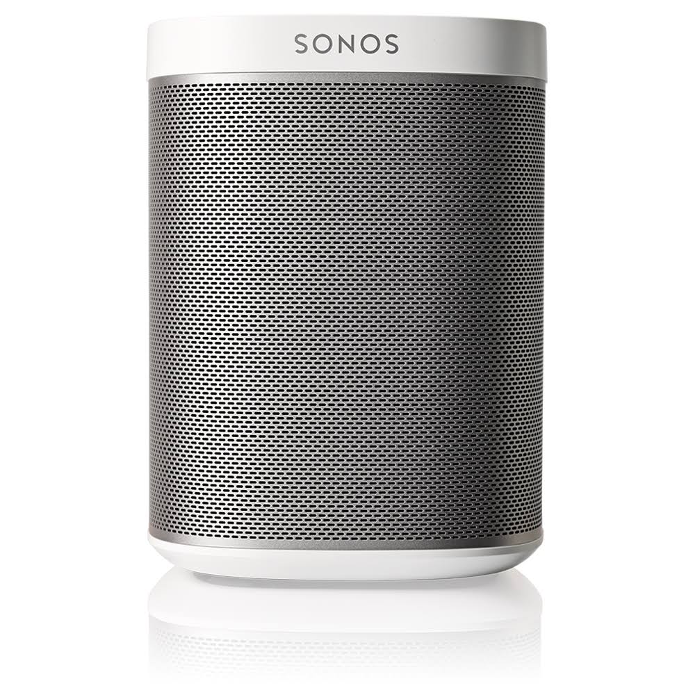 Sonos PLAY：1用于流音乐的紧凑型无线智能扬声器（白色）
