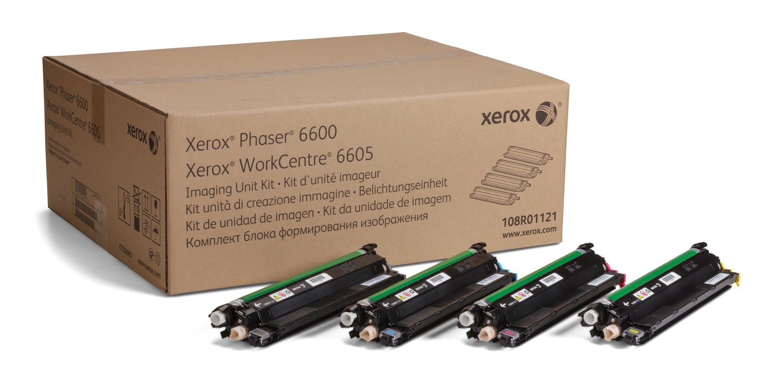 Xerox 108R01121 Phaser 6600 6655 C400 C405 鼓零售包装，黄色...