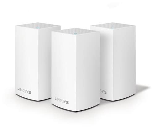 Linksys (VLP0103) Velop 智能网状 WiFi 系统，3 件装白色 (AC1200)...