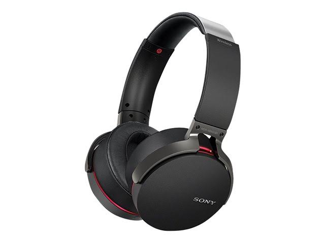 Sony XB950B1具有App Control的Extra Bass无线耳机，黑色（2017型号）