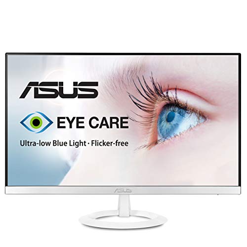Asus VZ239H-W 23 全高清 1080p IPS HDMI VGA 护眼显示器（白色）