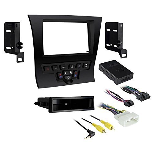 Metra Electronics Metra 99-6525B 单/双 DIN 仪表板套件适用于 2011 年 - 克莱斯勒 300 车辆（黑色）