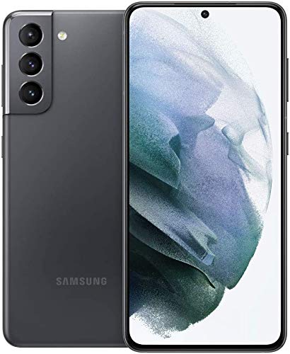 Samsung Galaxy S21 5G G991B 128GB 双卡 GSM 解锁 Android 智能手机（全球、国际版本/美国兼容 LTE）- 幻影灰色