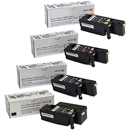 Xerox 106R02756、106R02757、106R02758、106R02759 Phaser 6022 WC 6027 标准容量墨粉盒套件