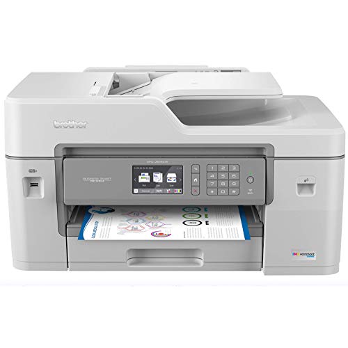 Brother MFC-J6545DW INKvestmentTank 彩色喷墨一体式打印机，带无线、双面打印...