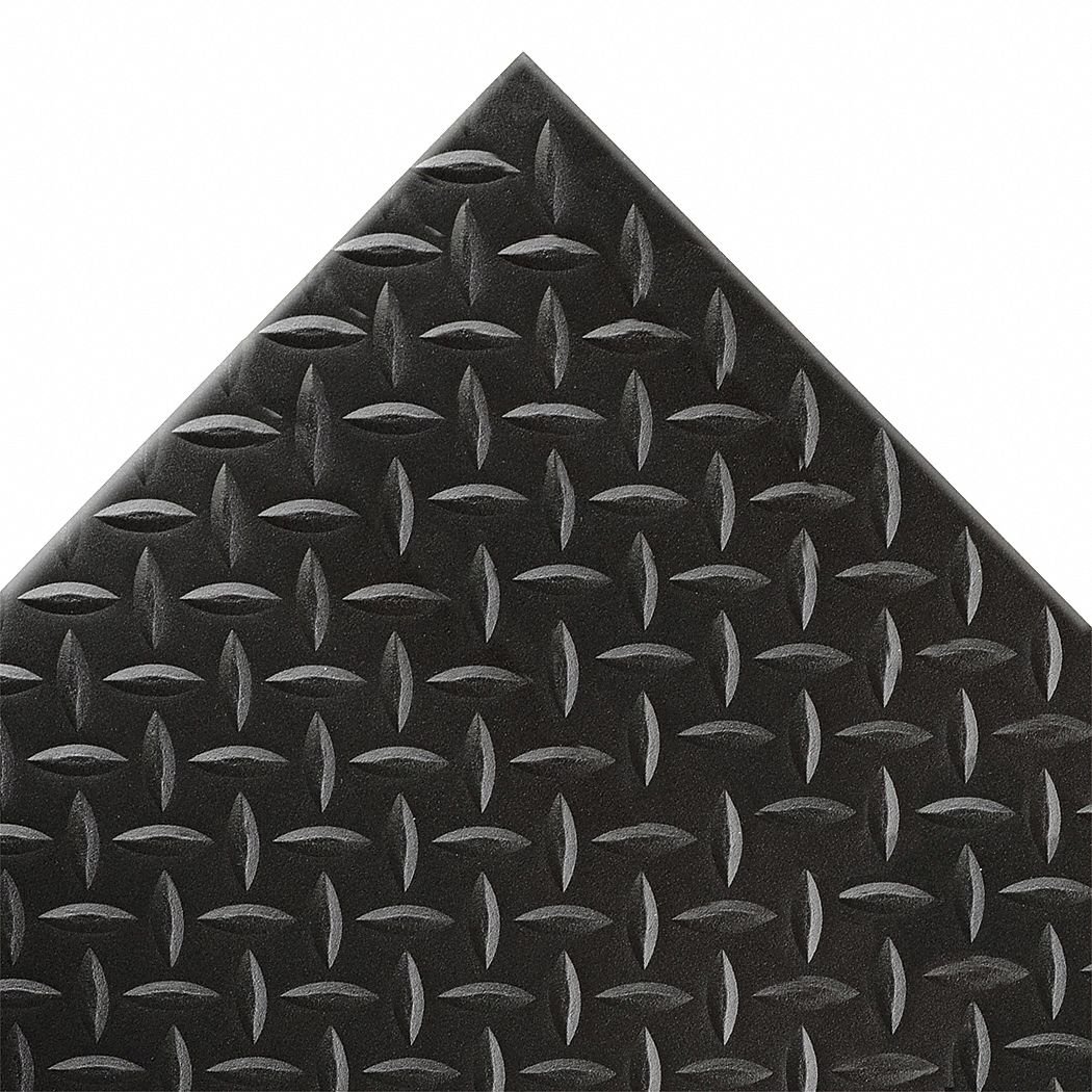 Notrax 419 Diamond Sof-Tred 安全/抗疲劳垫，带 Dyna-Shield PVC 海绵，适用于干燥区域