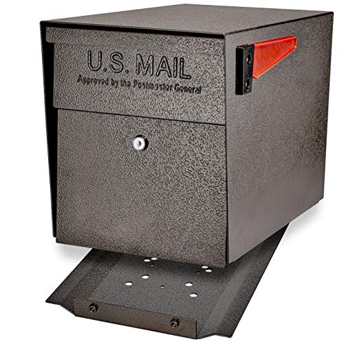 Mail Boss 7108 安全，青铜路边锁定邮箱，中号