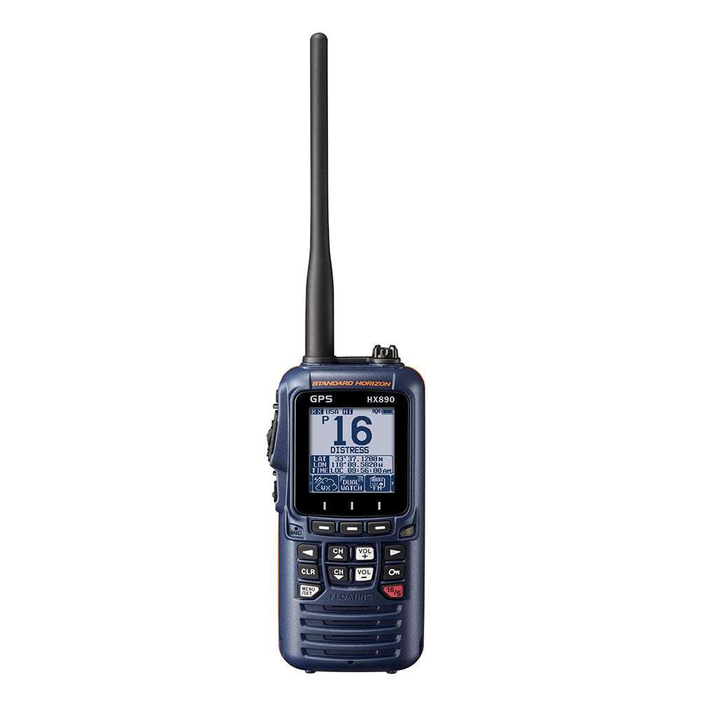 Standard Horizon HX890NB 浮动 6 瓦 H 级 DSC 手持式 VHF/GPS - 海...