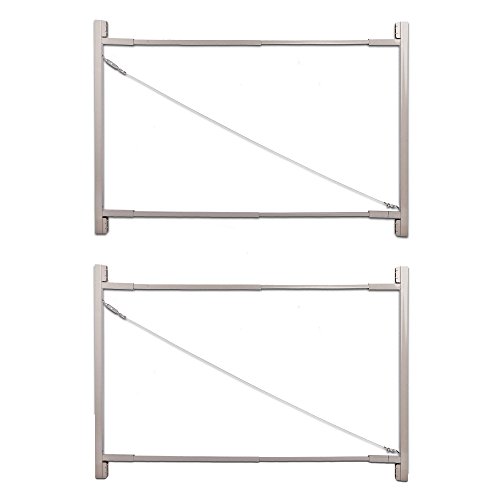 Adjust-A-Gate 钢框架门建筑套件（36''-72'' 宽开口，高达 6' 高栅栏）...