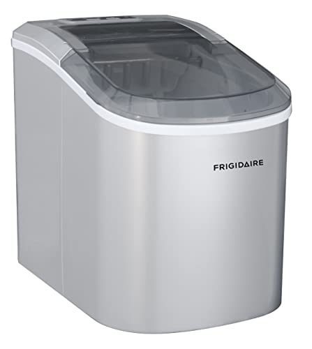 Frigidaire EFIC189-银色紧凑型制冰机，每天 26 磅，银色（包装可能有所不同）