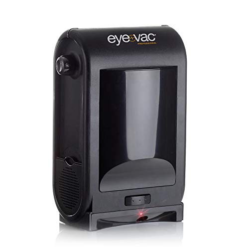 EyeVac PRO 非接触式固定真空吸尘器 - 1400 瓦专业真空吸尘器，带主动红外传感器、高效过滤、无袋罐（燕尾服黑色）