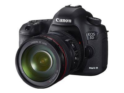 Canon EOS 5D Mark III 22.3 MP全画幅CMOS数码单反相机，带EF 24-70mm f / 4 L IS套件