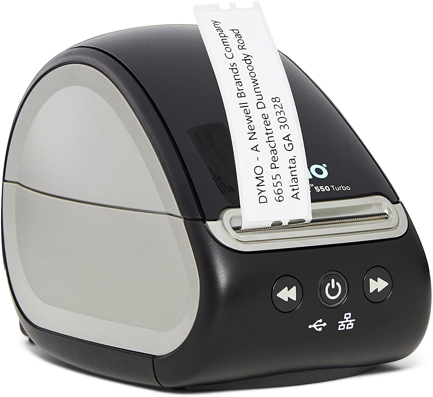 DYMO LabelWriter 550 Turbo 直热式标签打印机，USB 和 LAN 连接 - 每分钟最...