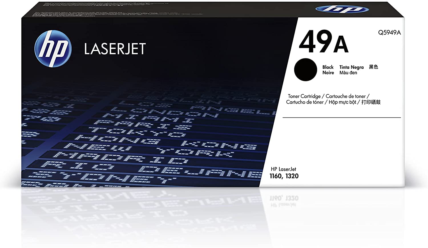 HP 原装49A黑色碳粉盒|适用于 LaserJet 1160、1320 系列 | Q5949A...