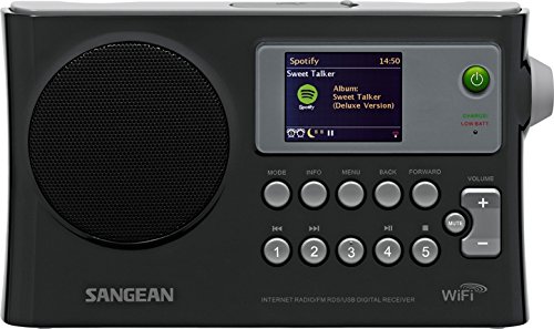 Sangean WFR-28 网络收音机/FM-RBDS/USB/网络音乐播放器彩色显示数字接收器