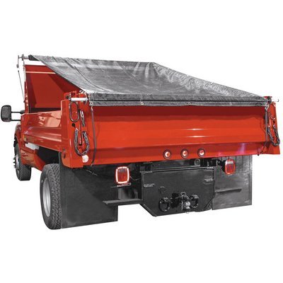 Buyers Products TruckStar Dump Tarp Roller Kit - 7 英尺。 x 18 英尺。网状防水布，型号# DTR7018