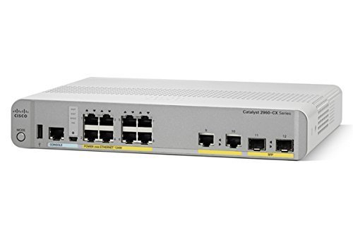 Cisco Catalyst 2960CX-8PC-L-交换机-8端口-台式，机架安装（WS-C2960CX-...