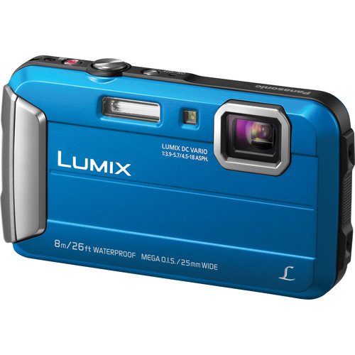 Panasonic Lumix DMC-TS30数码相机（基本，蓝色）