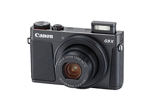 Canon 相机US G9 X MK II BLACK傻瓜数码相机，配备3'LCD，黑色