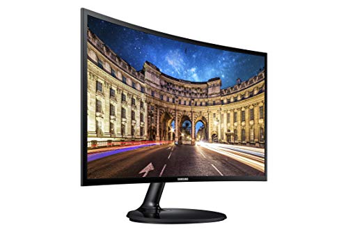 Samsung LC24F390FHNXZA 24 英寸曲面 LED 游戏显示器（超薄设计），60Hz 刷新率，带 AMD FreeSync 游戏模式