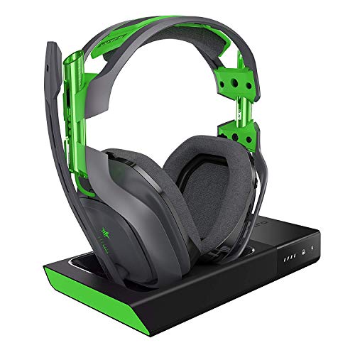 ASTRO Gaming A50 无线杜比游戏耳机 - 黑色/绿色 - Xbox One 和 PC