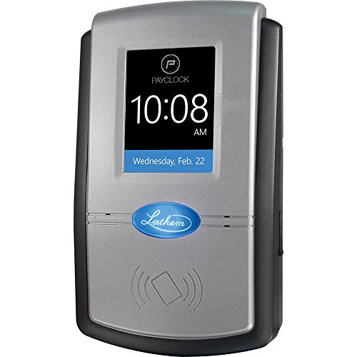 Lathem PC700-WEB 在线 WiFi 触摸屏打卡系统，灰色