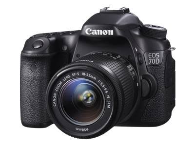 Canon 带18-55mm STM镜头的EOS 70D数码单反相机