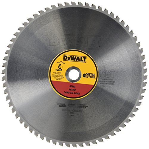 DEWALT 14英寸金属切割刀片，黑色金属切割，66齿（DWA7747）