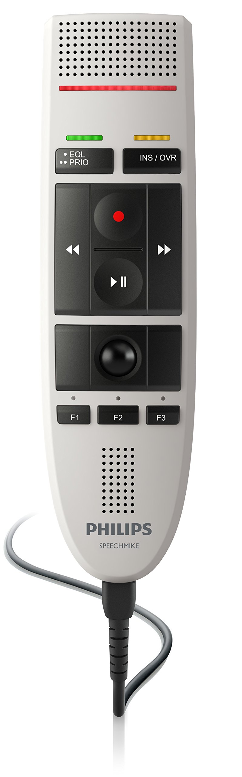 Philips LFH3200 SpeechMike III Pro（按钮操作）USB 专业 PC 听写麦克风