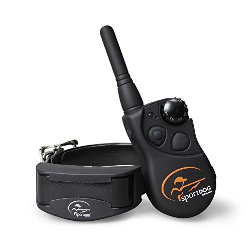 SportDOG Brand YardTrainer 家庭远程训练器 - 可充电、防水狗训练项圈，带静电、振动和音调，100 码范围 - 顽固狗 - YT-100S，灰色