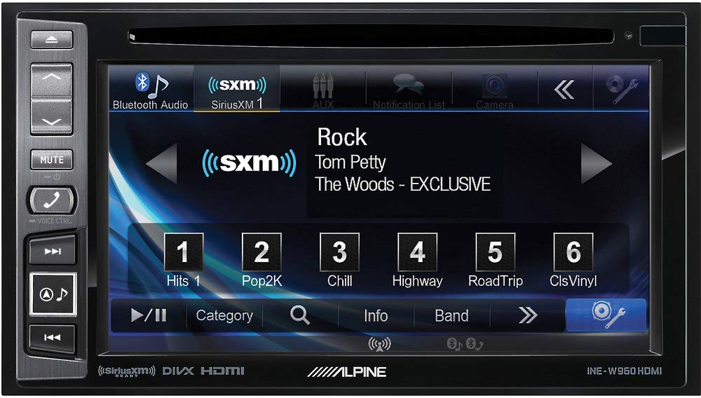Alpine INE-W960带Sirius XM SXV300调谐器的HDMI音频/视频/导航系统