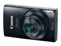 Canon PowerShot ELPH 190 IS（黑色），具有10倍光学变焦和内置Wi-Fi