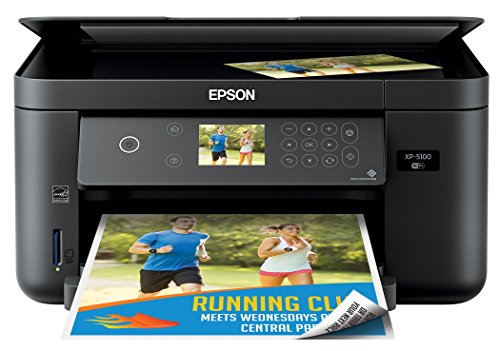 Epson Expression Home XP-5100 无线彩色照片打印机，带扫描仪和复印机，亚马逊 Da...