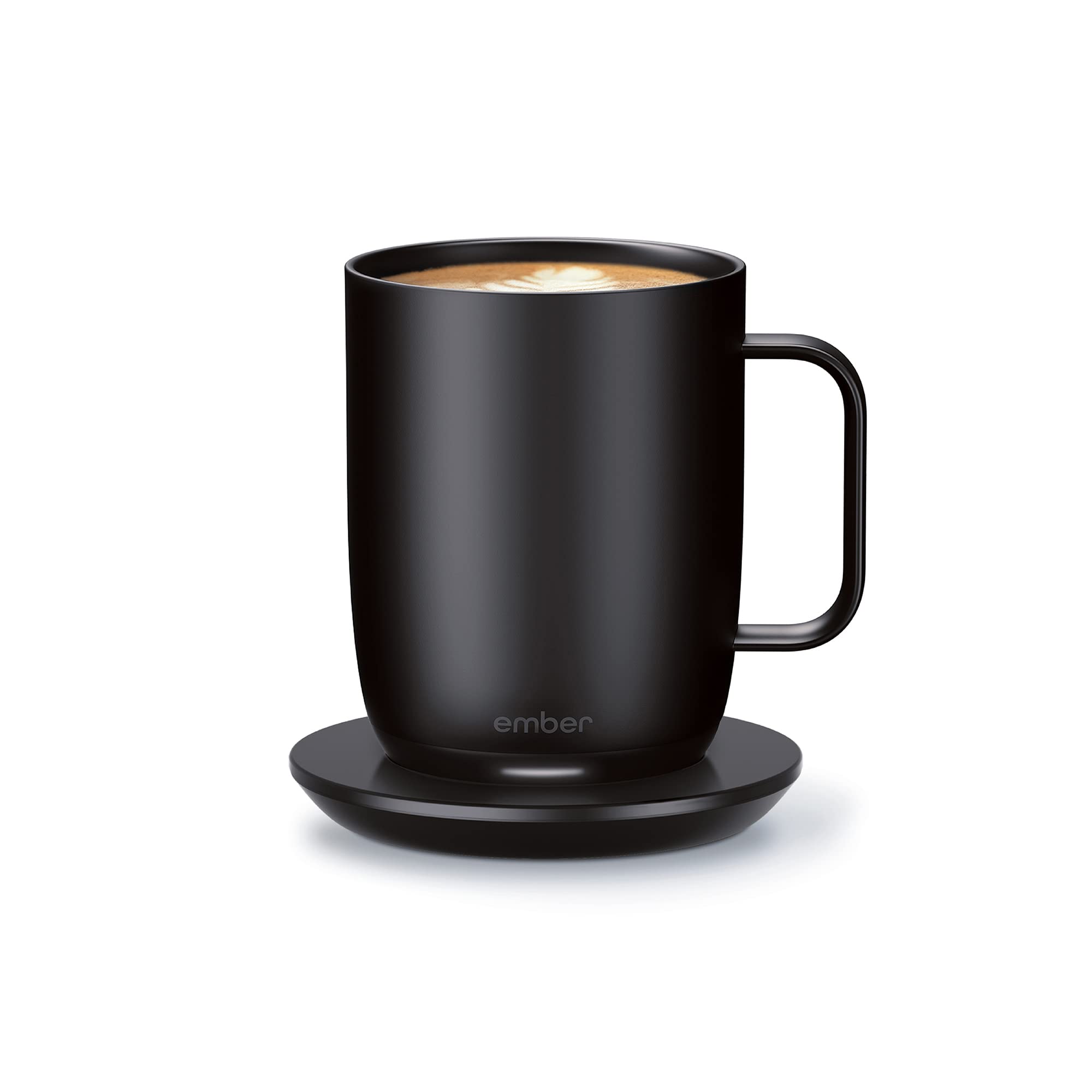 Ember 全新温控智能马克杯 2，10 盎司，1.5 小时电池寿命 - 应用程序控制加热咖啡杯 - 改进设计...