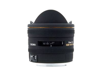 SIGMA 10mm f / 2.8 EX DC HSM鱼眼镜头，用于佳能数码单反相机-国际版（无保修）