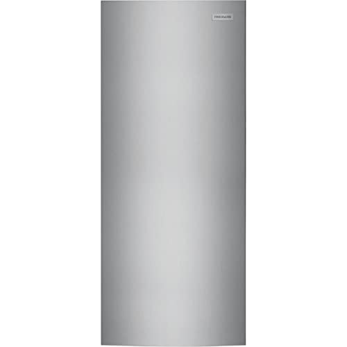 Frigidaire FFFU16F2VV 28' 立式冷冻柜，容量 15.5 立方米英尺容量 停电保证 EvenTemp 冷却系统和不锈钢门半开警报