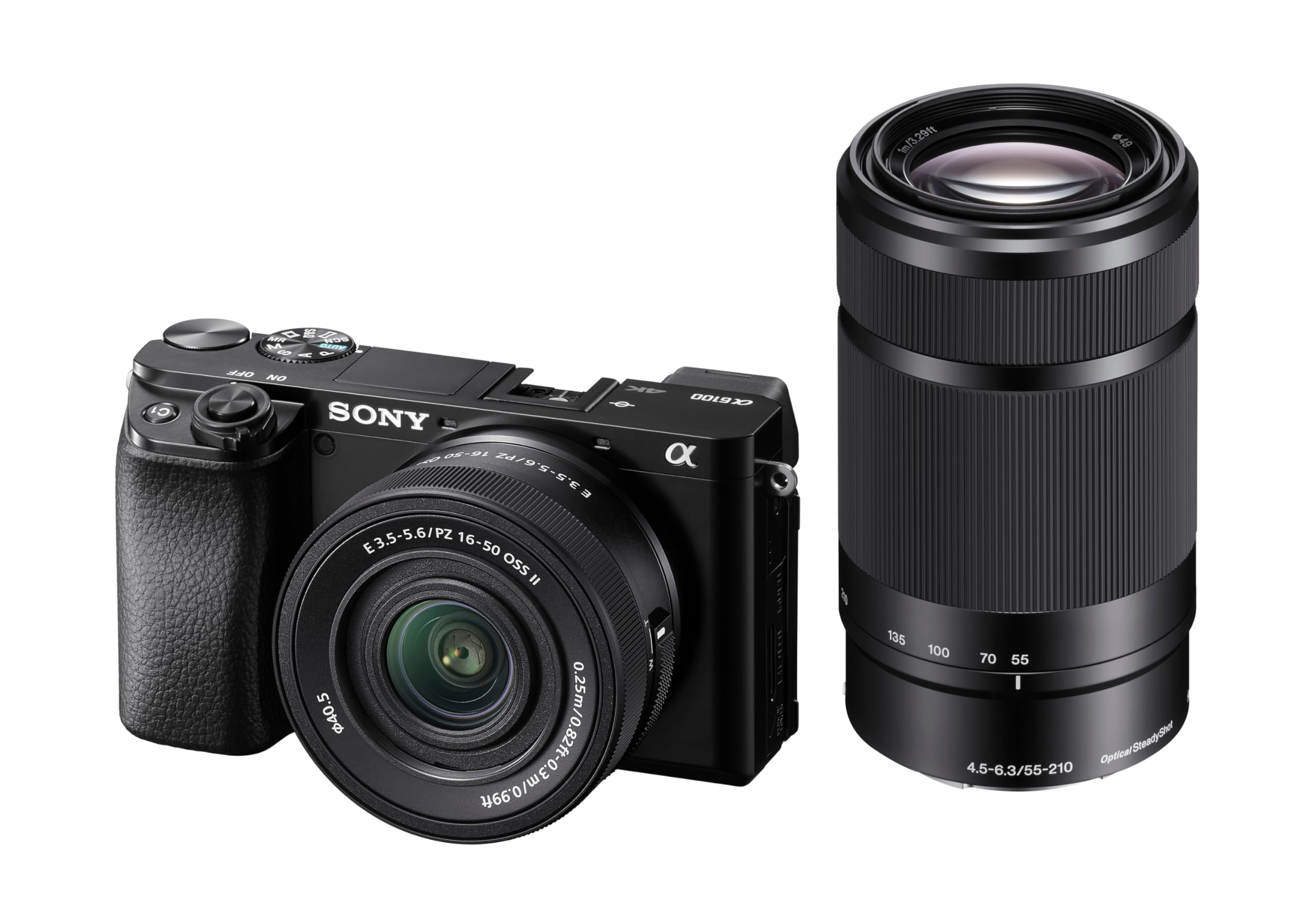 Sony Alpha a6100 w/ 16-50mm + 55-210mm