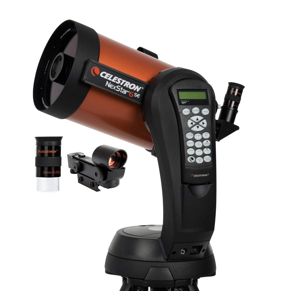 Celestron - NexStar 6SE Telescope - Computerized Telescope for Beginners and Advanced Users - Fully-Automated GoTo Mount - SkyAlign Technology - 40,000 Plus Celestial Objects - 6-Inch Primary Mirror