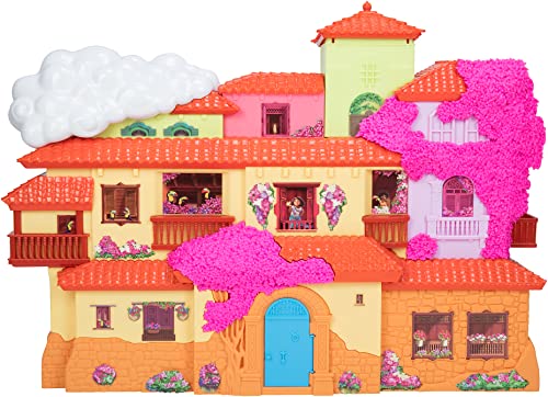 Disney Encanto 神奇 Madrigal House 玩具套装，配有 Mirabel 娃娃和 14 个配件 - 配有灯光、声音和音乐！