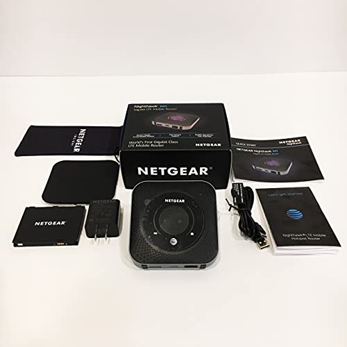 Netgear Nighthawk MR1100 4G LTE 移动热点路由器（AT&T GSM 解锁）（钢灰色）