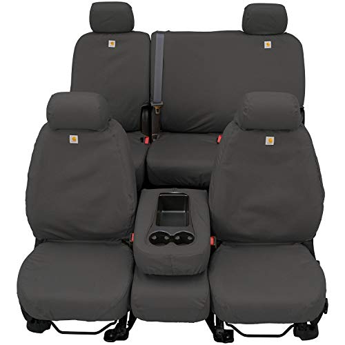 Covercraft SSC2474CAGY Carhartt SeatSaver 前排定制座椅套，适用于部分...