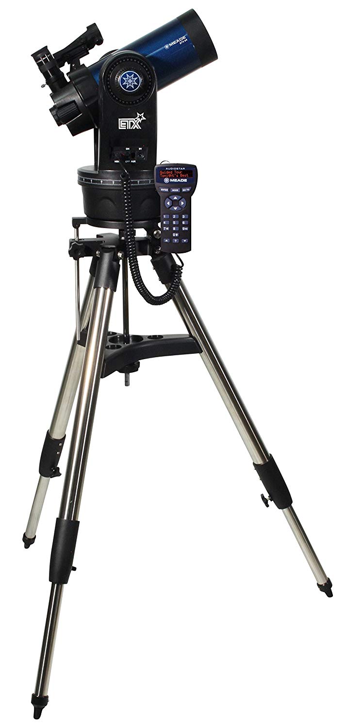 Meade Instruments ETX90 观察者马克苏托夫-卡塞格林望远镜，带三脚架、目镜和手提箱 (205004)