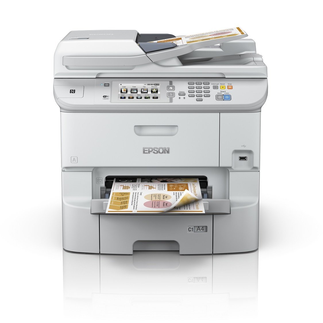 Epson WORKFORCE PRO WF-6590DWF A4 34PPM墨水4IN1双面胶，C11CD49301（A4 34PPM墨水4IN1双面胶）