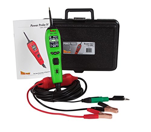 Power Probe IV w/Case & Acc - 绿色 (PP405AS) [汽车诊断测试工具数字电...