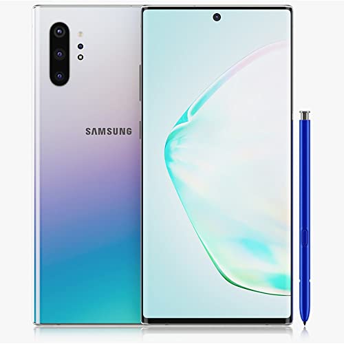 Samsung Galaxy Note 10+，256GB，Aura Glow Silver - 完全解锁（续订）