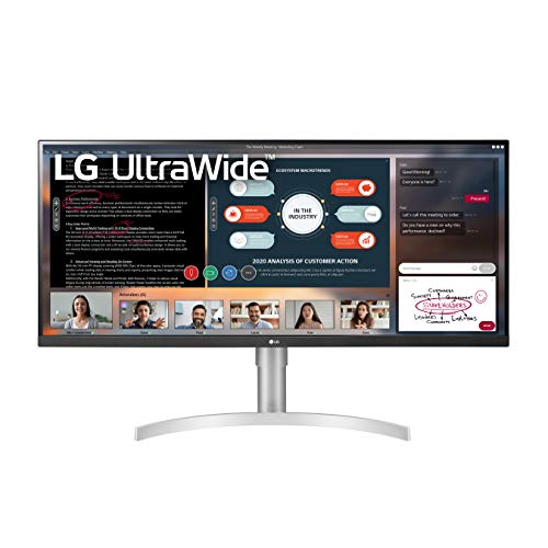 LG 34WN650-W 34 英寸 21:9 超宽全高清 (2560 x 1080) IPS ...